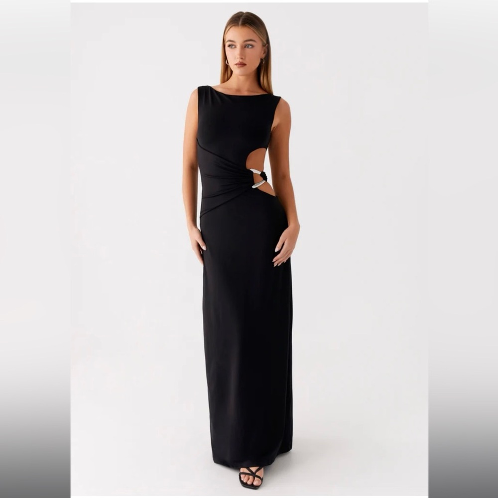 Peppermayo Jayana Maxi Dress - Black